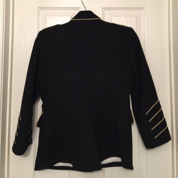 Smythe Military Blazer with Gold Piping & Buttons - Picture 4 of 5